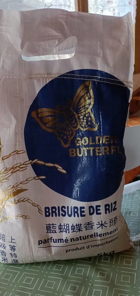 Brisure De Riz Thaï Parfumé Blue Butterfly 5 KG