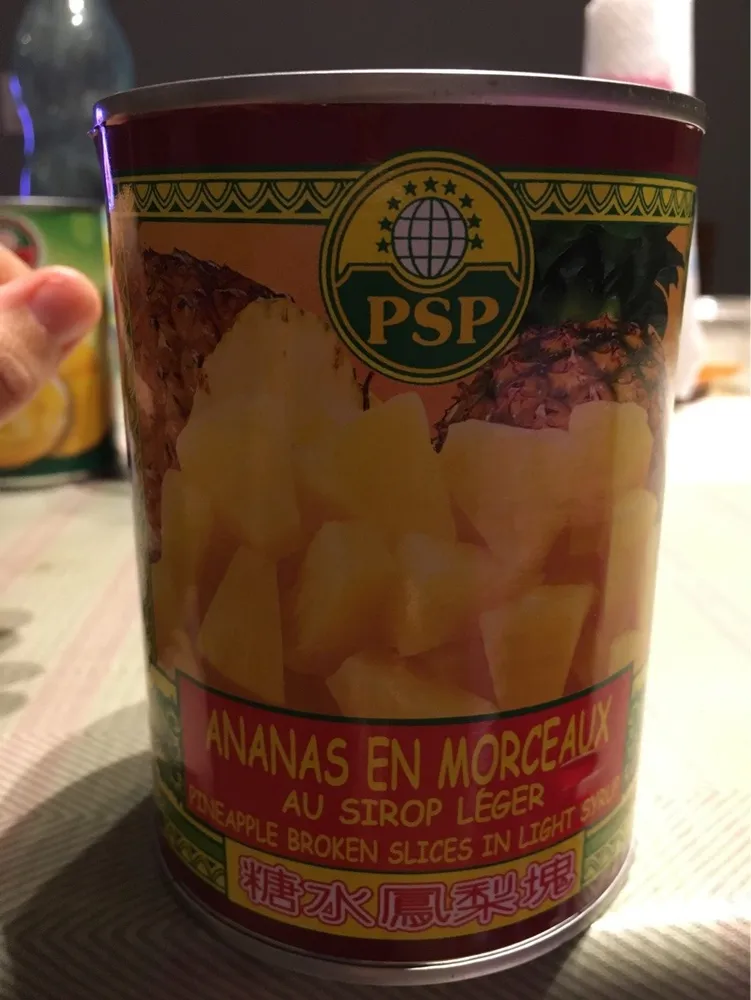 Ananas en morceaux