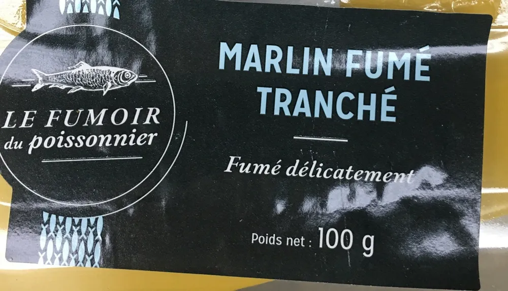 Marlin fumé tranché