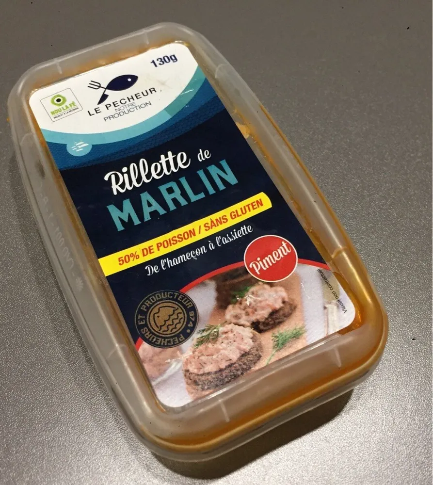Rillette de marlin gout pimenté 130g