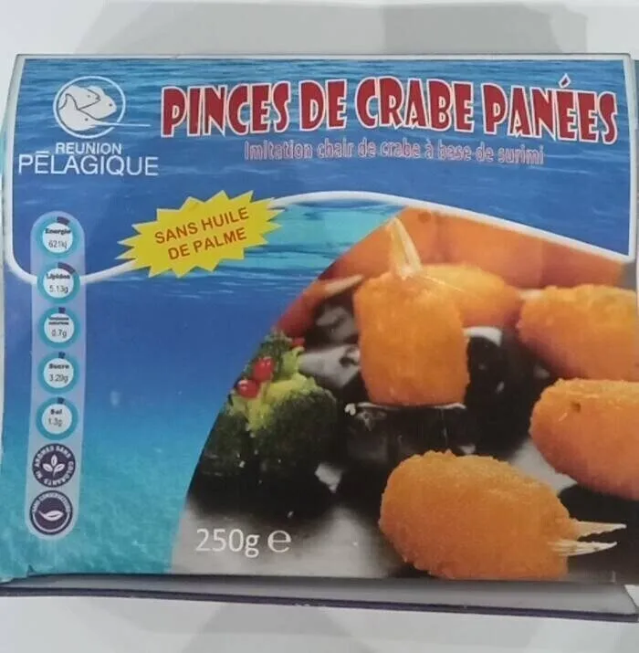 Pinces de crabe panées