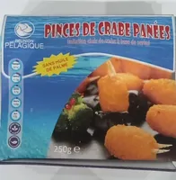 Pinces de crabe panées