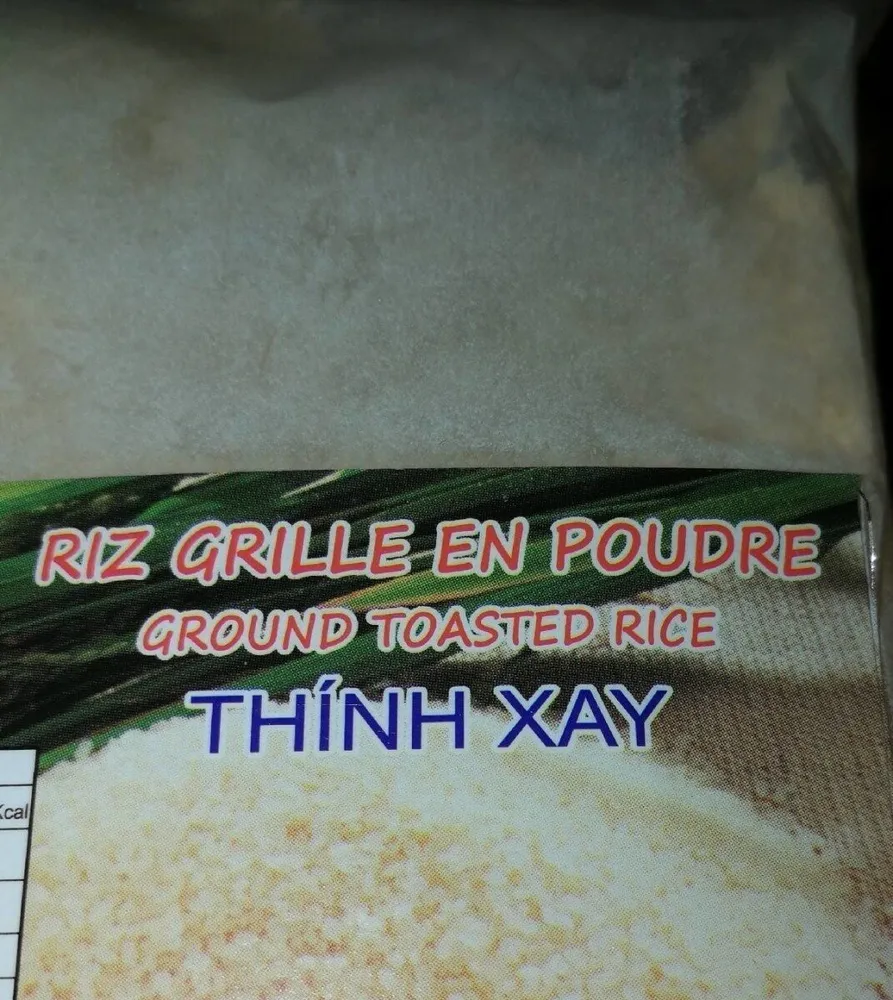 Riz grillé en poudre
