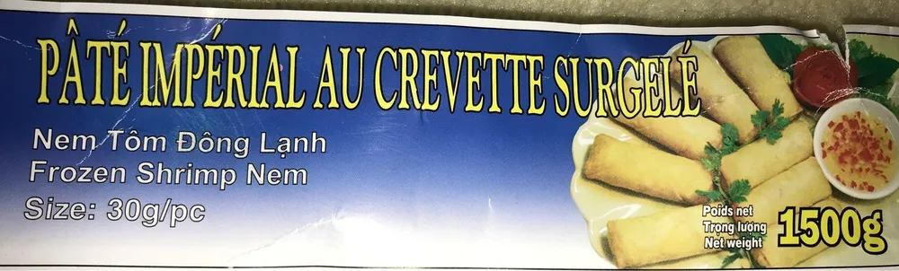 Nems aux crevettes