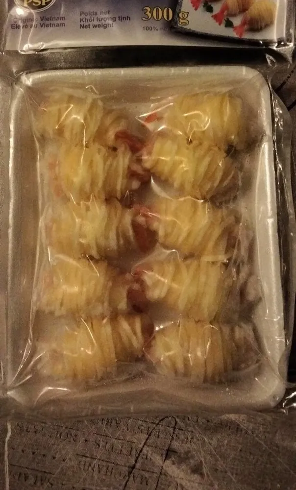 Crevette enrobé pomme de terre