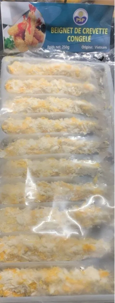 Beignet de crevette congele