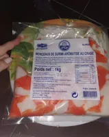 Morceaux de surimi aromatisés au crabe