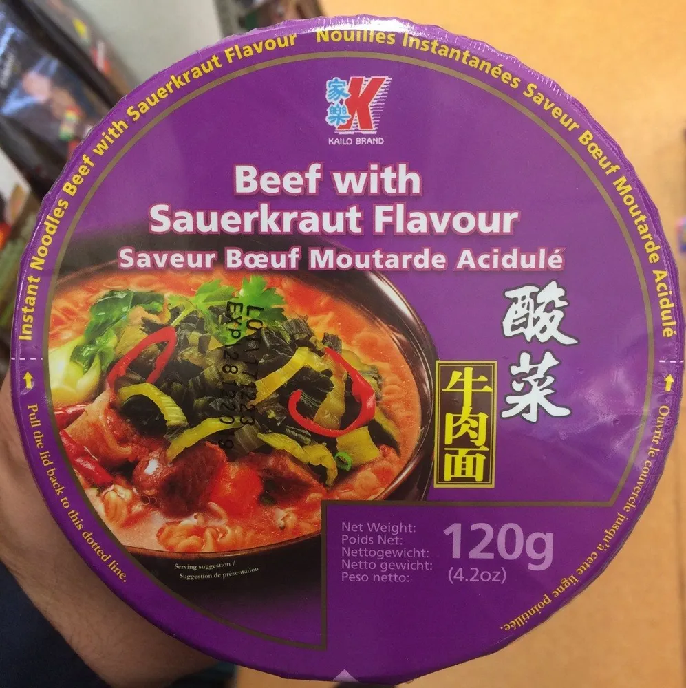 Saveur boeuf moutarde acidulé