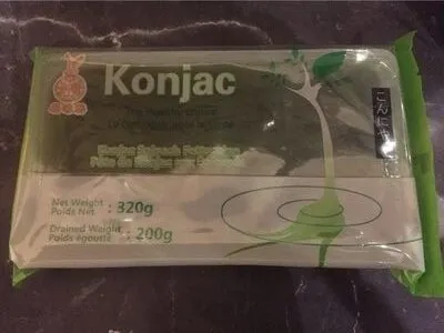 Pâte de konjac aux épinards