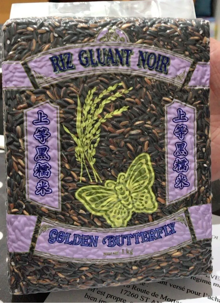 Riz gluant noir