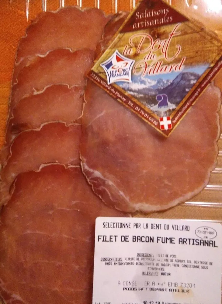 Filet de bacon fumé artisanal