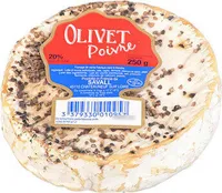 Fromage au lait de vache pasteurisé Olivet au poivre