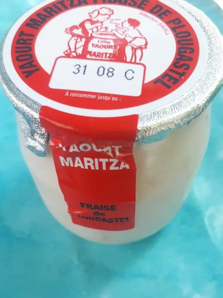 Yaourt maritza fraise de plougastel