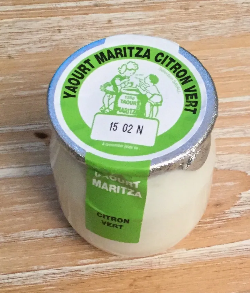 Yaourt citron vert