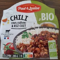 CHILI con carne & RIZ CUIT