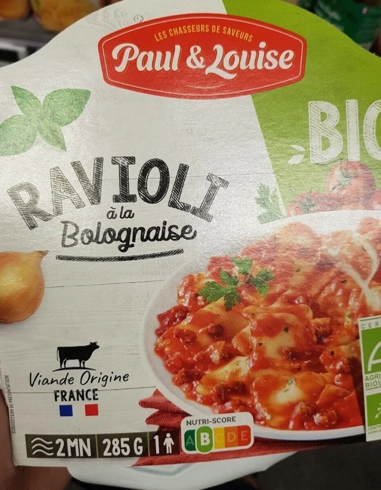 Ravioli à la bolognaise