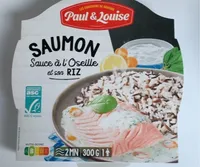 Saumon à l'oseille et son riz