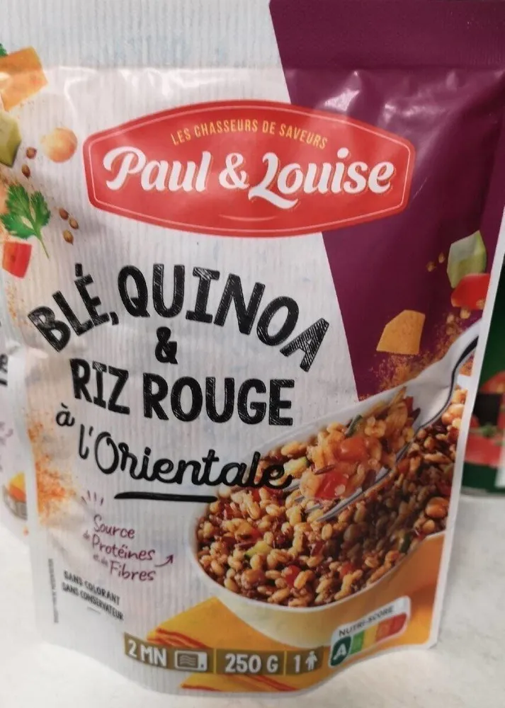 Blé quinoa riz rouge