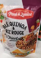 Blé quinoa riz rouge