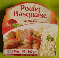 Poulet basquaise & son riz