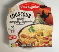 Couscous Poulet merguez et legumes