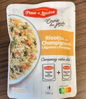 Risotto aux Champignons Légumes & Parmesan