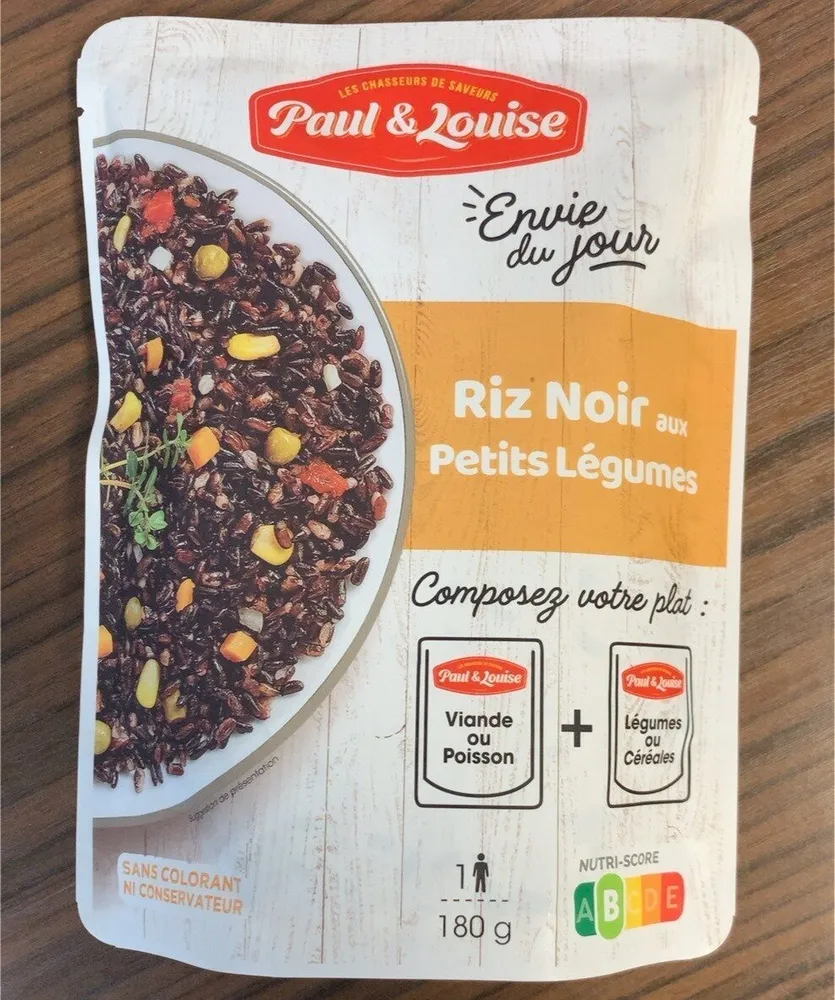 Riz Noir aux Petits Légumes