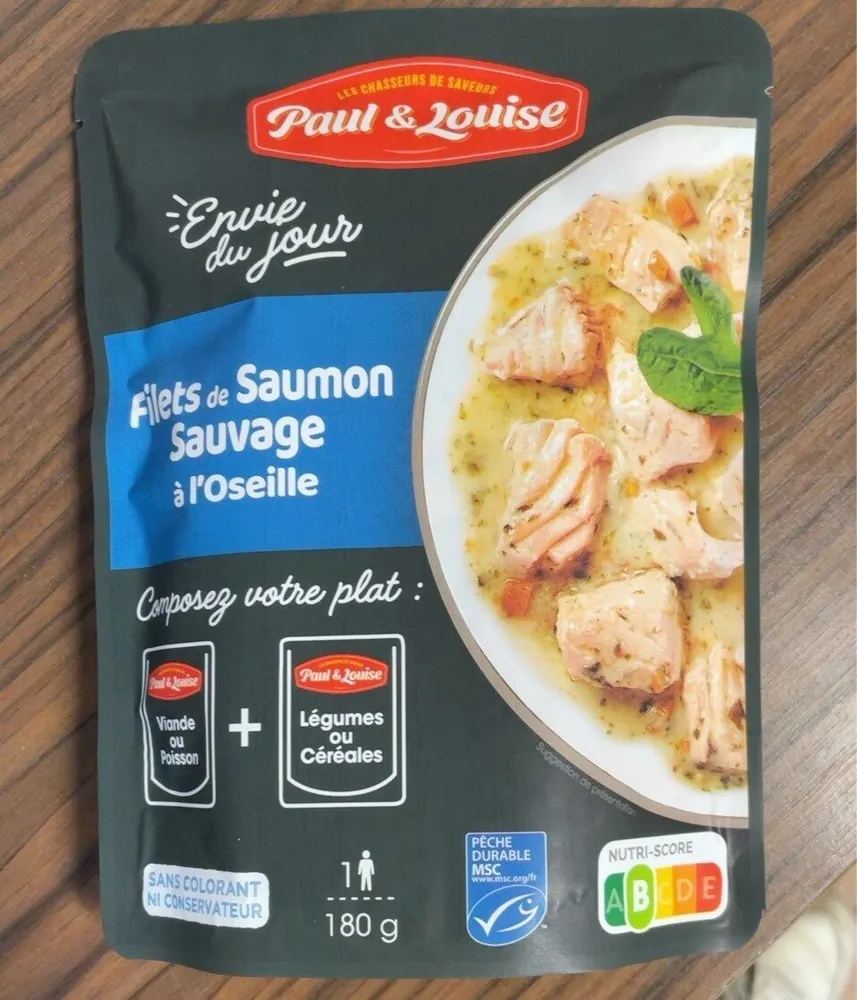 Filets de Saumon Sauvage à l’Oseille