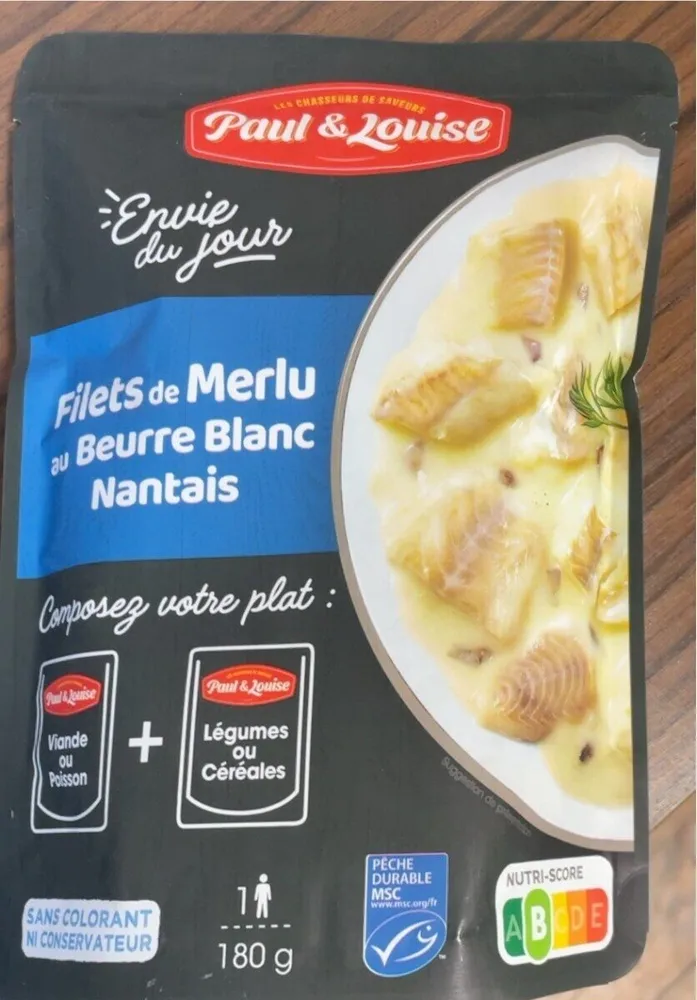 Filets de Merlu au Beurre Blanc Nantais