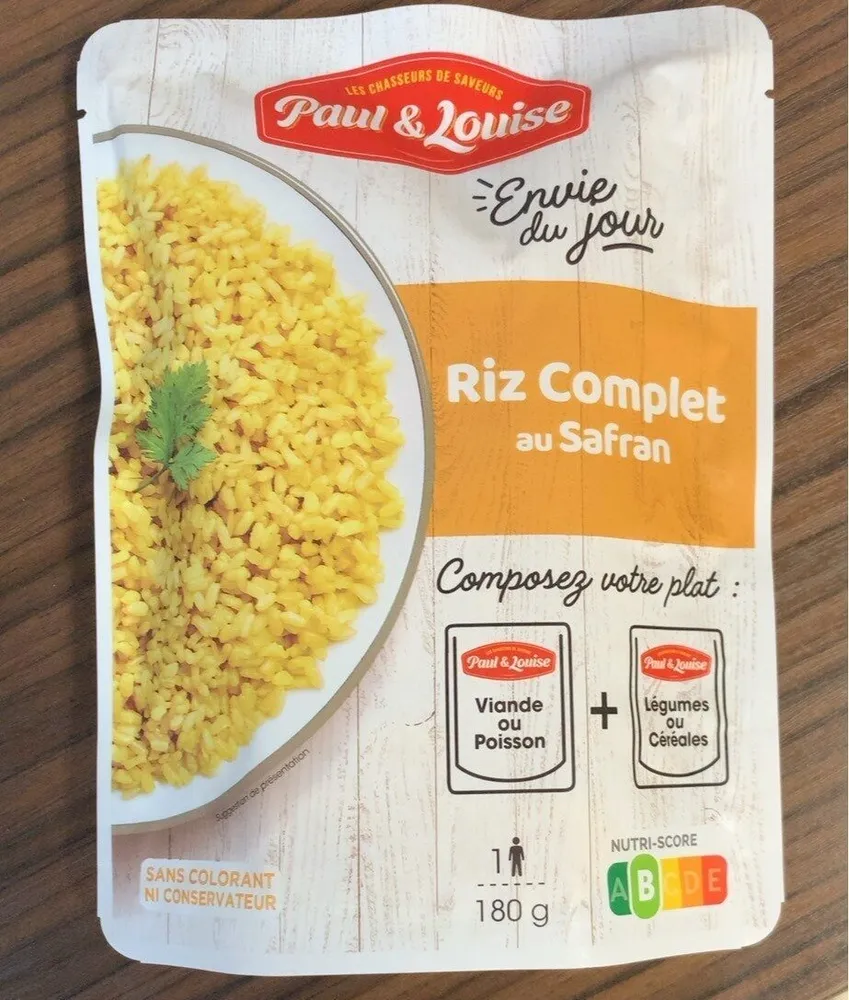 Riz Complet au Safran