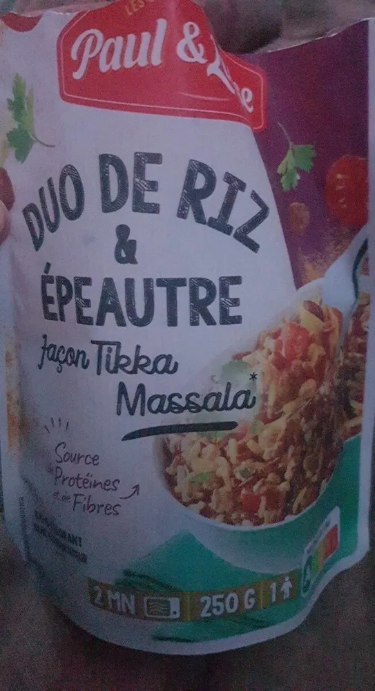 Duo de riz et épeautre façon tikka massala