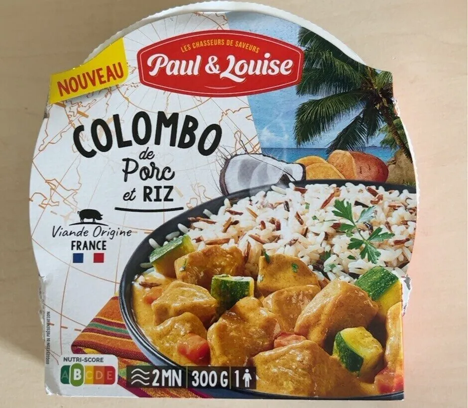 Colombo de porc et riz