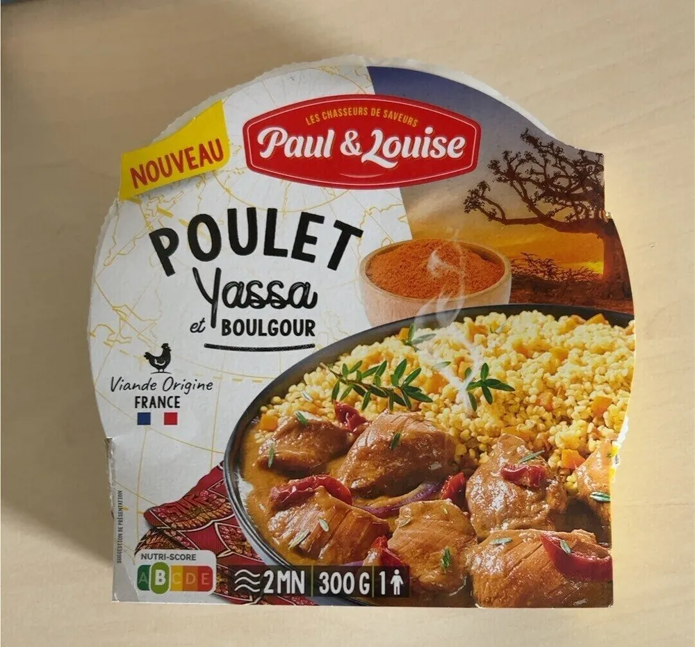 Poulet yassa et boulgour
