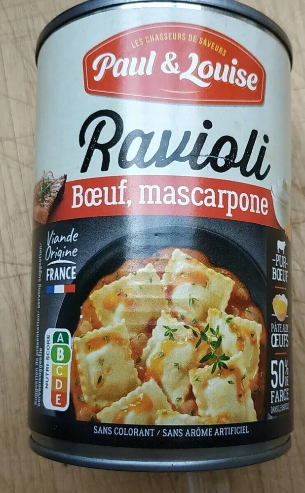 Ravioli Bœuf Mascarpone 400g
