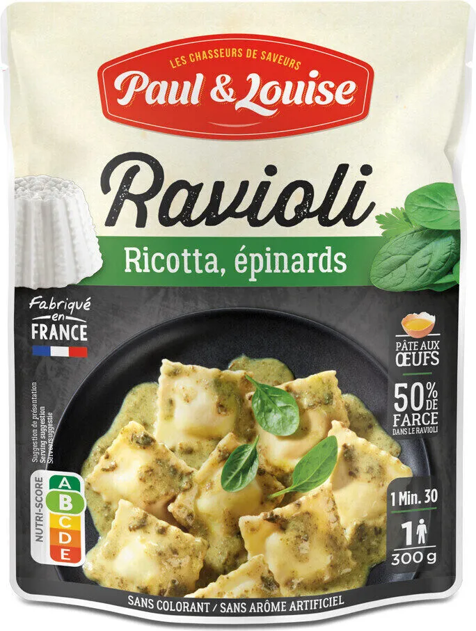 Ravioli Ricotta Épinards