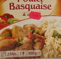 Poulet basquaise et son riz
