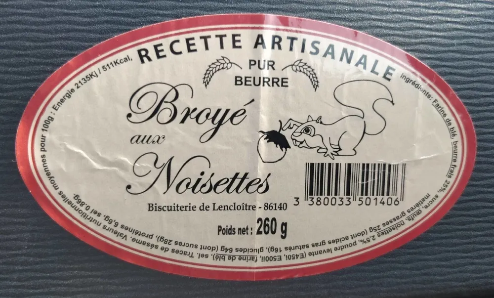Broyé aux Noisettes