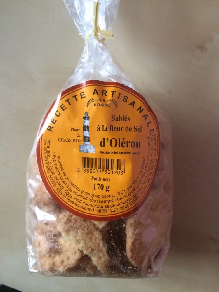 Sablés d'Oléron fleur de sel