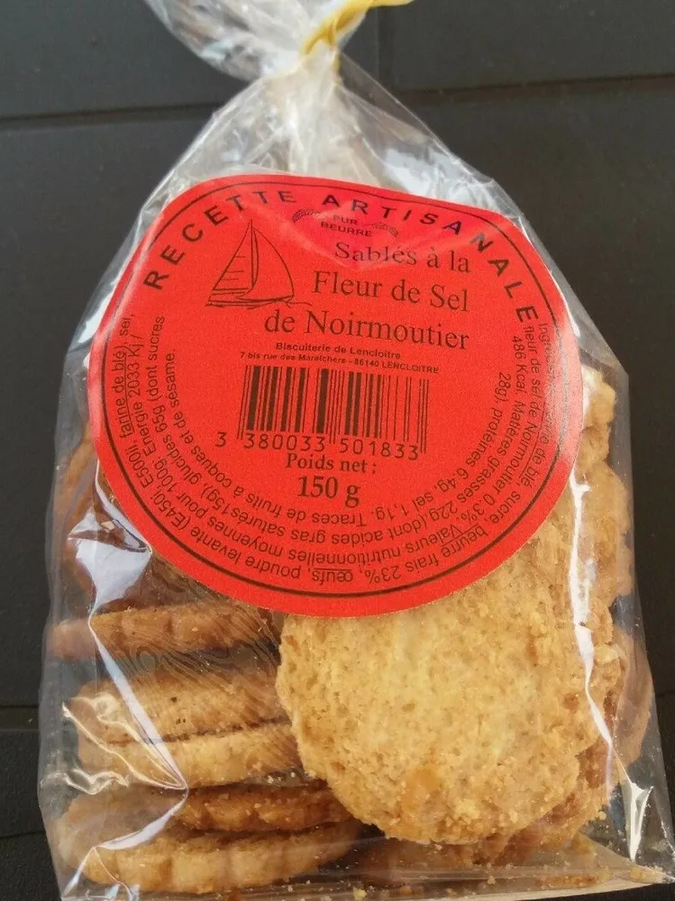 Sablés à la fleur de sel de Noirmoutier