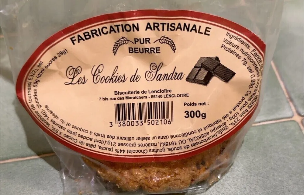 Les cookies de Sandra