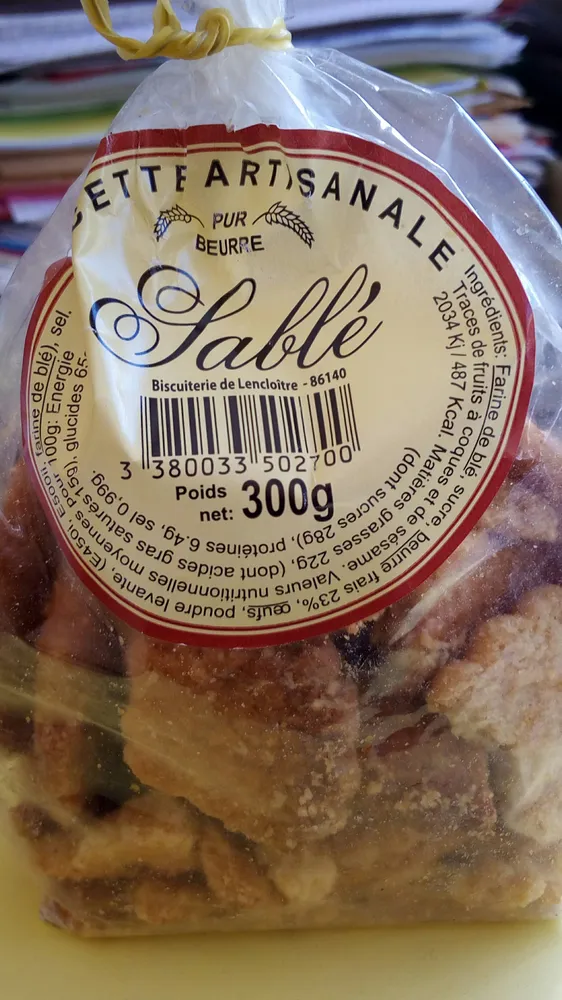 Biscuits sables POITOU BISCUITS