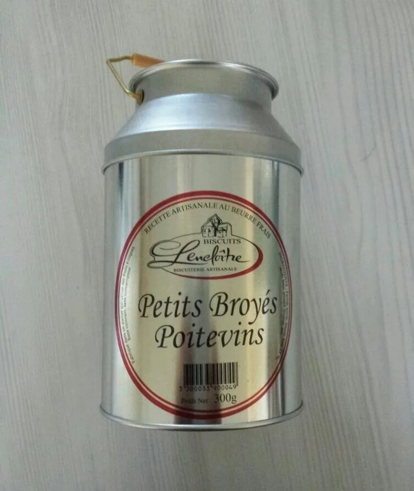 Petits Broyés Poitevins au beurre frais LENCLOITRE, pot à lait