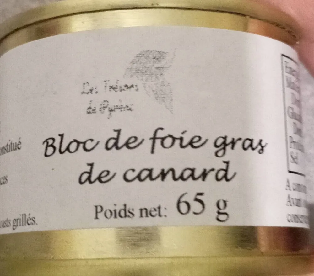 Bloc de foie gras de canard
