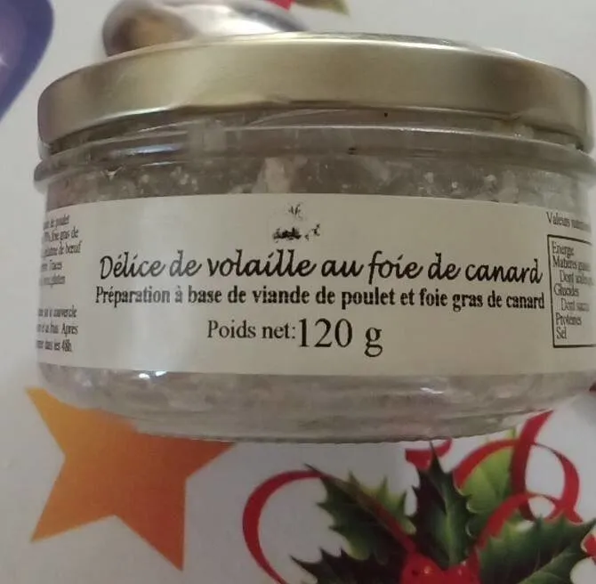 Delice de volaille au foie de canard