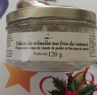 Delice de volaille au foie de canard