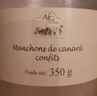 Manchons de canard confits