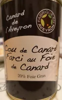 Cou de canard farci au foie de canard