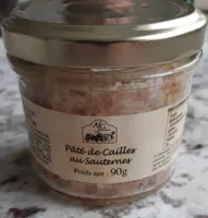 Pâté de cailles au Sauternes
