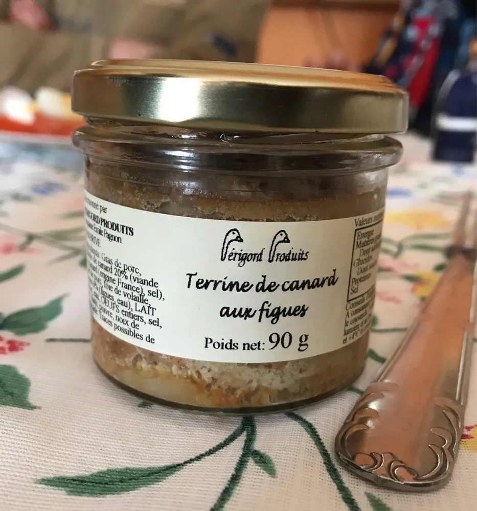 Terrine de canard aux figues