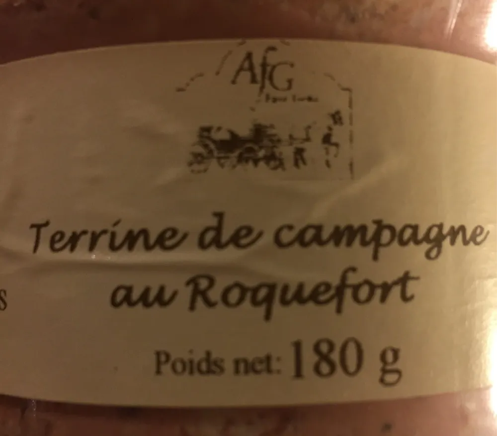 Terrine de campagne au roquefort